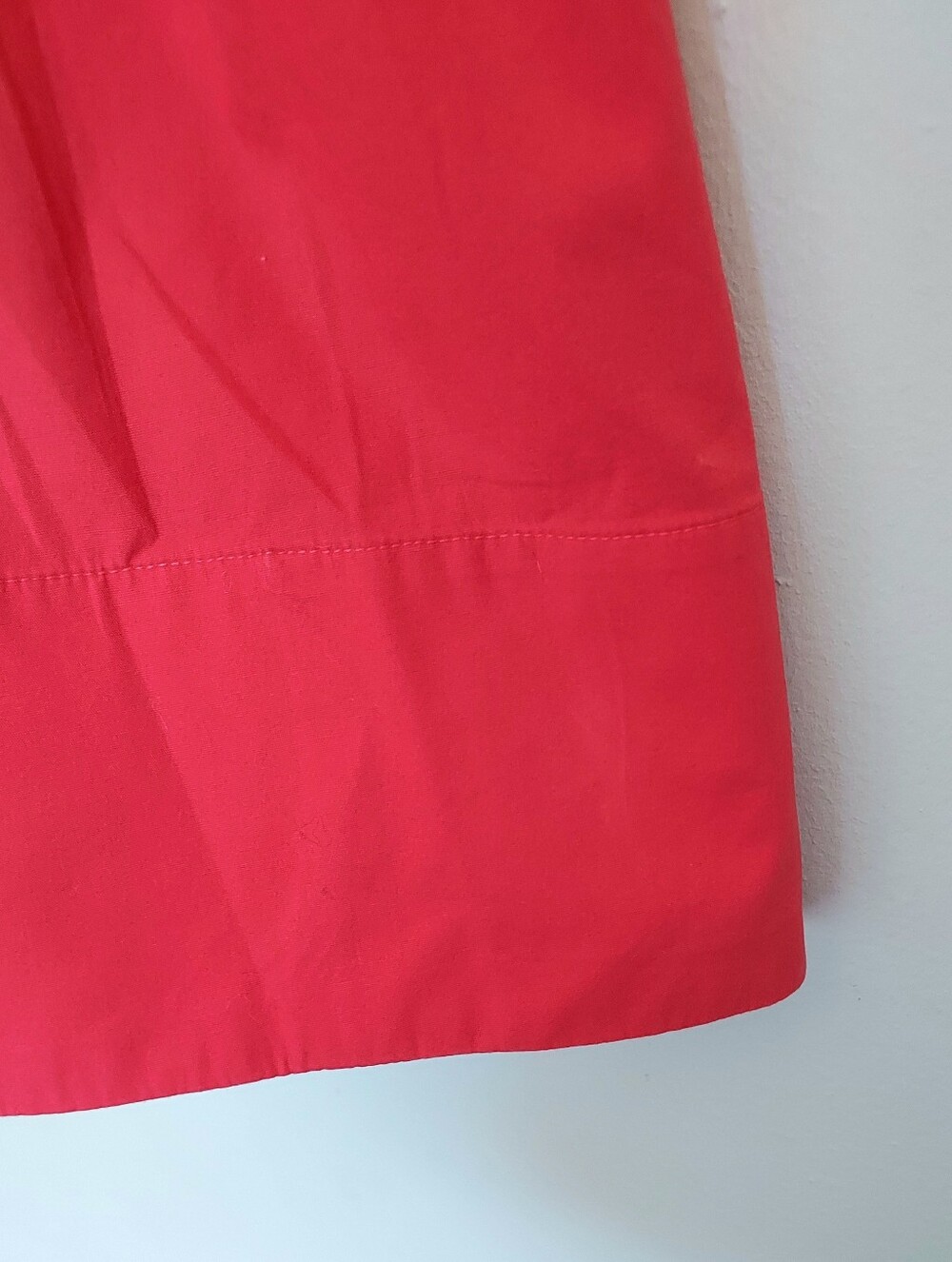 Staud Jackson Cap Sleeve Smocked Midi Dress Size Small Cotton Poplin - Picture 7 of 13